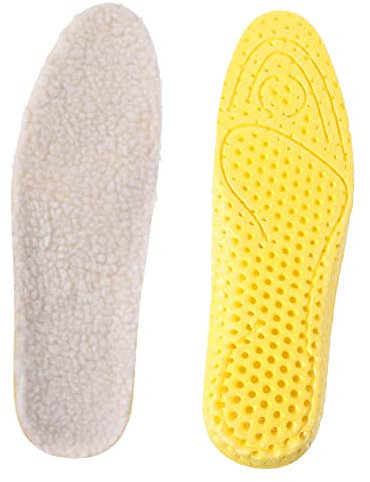 FRCOLOR Filzsohle Wärmend Einlegesohlen Für Herren Schuhsohlen-einlegesohle Atmungsaktiv Einlegesohle Zum Warmhalten Schuheinlegesohle Verdickte Einlagen Schuheinlegesohle Warme Einlagen f