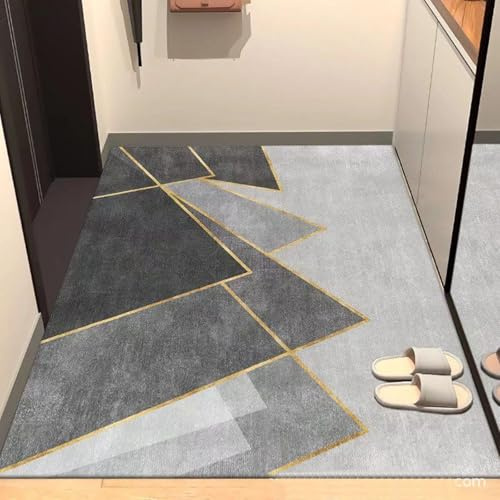 YUANWAN Alfombra Antideslizante 110 x 280 cm Antideslizantes y Lavable Alfombras para Sala de Estar Alfombra Esponjosa de Cama para Salón Dormitorio, 2