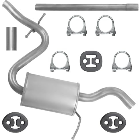 POLMOstrow Auspuff für VW Golf 5 V 2007-2009 | Mitteltopf, Motoren: 1.4 - 1.6 | Kombi