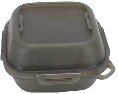 Fdit Porte-œufs pour le Camping, étui de Rangement Portable à 4 Grilles avec Couvercle, Récipient Léger en Silicone PP pour Pique-nique, Randonnée, Aventure en Plein Air
