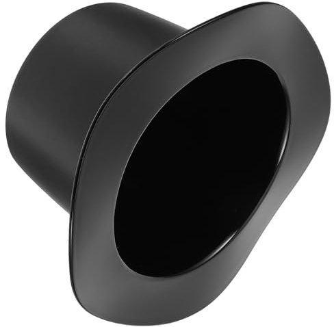 Homoyoyo Seau à Glace en Acrylique 1200 ML Noir de Chapeau Bac à Boissons Élégant pour Vin et Bière Seau à Vin Original pour Bar et Réception Intérieure ou Extérieure