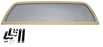 GermanTuningParts Windschott für MG MGF MGTF (1996-2012) - Klappbar - Beige | Windabweiser | Windblocker | Wind deflector