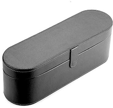 Meijunter (Black) Hard Case for Dyson HD01 HD03 Hair Dryer,Travel PU Leather Portable Anti-scratch Case Cover Storage Bag