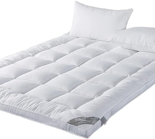 Naluka Mattress Topper King Size Pillowtop Mattress Cover Cooling Mattress Pad 2 Inch Thick