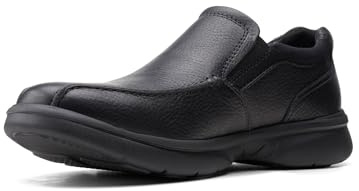 Clarks Collection Men's Bradley Step Loafer, Blk Tumble, 11.5 W