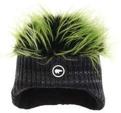 Eisbär Mütze Keke Cocker Kids Lila - Mütze mit Haaren Jungen & Mädchen - One Size - atmungsaktive warme Sportmütze mit Ohrschutz Kindermütze Haube gefüttert weich warm aus Österreich