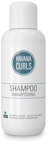 Bio-lockschampo/balsam HAVANA CURLS Shampoo 200ml, ekologiskt certifierad naturkosmetik för lockigt, krusigt och torrt hår, COSMOS Organic