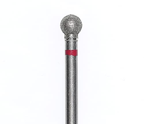 PUNTA FRESA SFERA/PALLINA - Punta per fresa elettrica diamantata per dray manicure, rimozione cuticole unghie efficace e delicata senza calore | Beauty Space nails (PF-094)