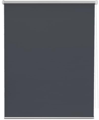 Tenda a Rullo Oscurante Blackout 115 x 130 cm Protezione Solare e della Privacy Tende Oscuranti per Interni con Catenella Laterale per Finestre e Porte, Grigio Scuro