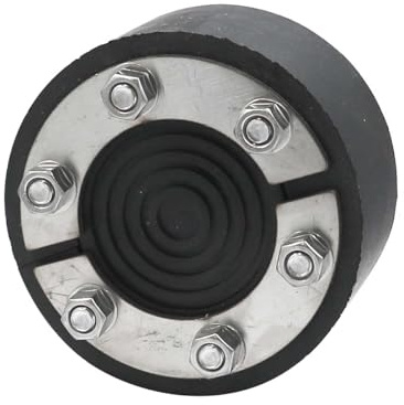 WITTKOWARE Mauerdurchführung 110 mm | Ringraumdichtung für 1 Kabel oder Rohr 18-55mm | Druckdicht bis 1,5 bar & wassersicher | EPDM Gummidichtung mit Edelstahl-Druckplatten
