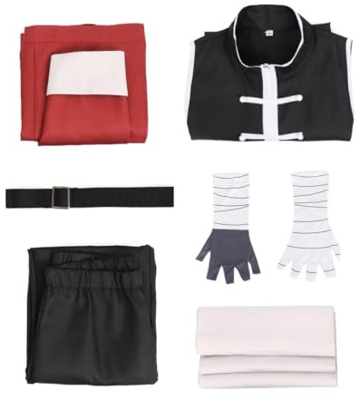 C-ZOFEK Cosplay Costume Outfits with Gloves and Braces for Halloween Parties (Medium)