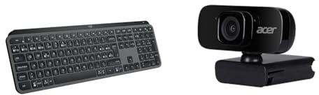 Logitech MX Keys S & Acer FHD Conference Webcam