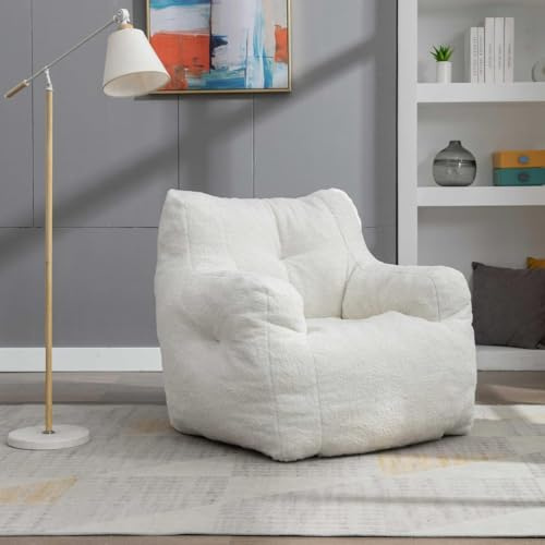 Sitzsack, Sofa, Stuhl, bequem, getuftet, faule Liege, Memory-Schaum gefüllt, ultra stützend und tragbar für Erwachsene, ideal für Wohnzimmer und Schlafzimmer