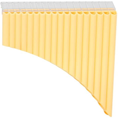 BESTonZON Panflöte in C-dur Holzblasinstrument für Anfänger Panflöteninstrument mit Aufbewahrungstasche und Notenbuch Enthalten