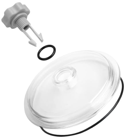 Parti di ricambio per pompa filtro a sabbia – Coperchio di filtrazione per foglie | Pompa filtro a sabbia con valvola e anelli | Componenti durevoli per piscina Saand Filteer | Compatibile con modelli