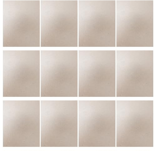 UTHCLO 12 piezas Mica para Microondas Cubierta Resistente al Calor Aislante y Protector contra Quemaduras Fácil de Cortar Instalar Compatible Mayoría de Microondas Placa Mica para Horno