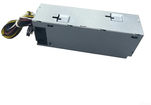 GLFLOW Fuente de alimentación de 600 W, compatible con Dell para OptiPlex 7040 3650 5040 3040 3046 7050, modelo 0T8M40 con conexiones de 8 pines
