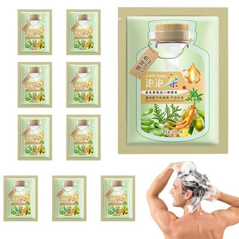 Tinte Natural Para El Cabello A Base De Plantas | Espuma De Color Instantáneo Para Cabello | Cubre Las Canas De Forma Natural Con Espuma De Tinte Para En Champú De Burbujas | Para Mujeres