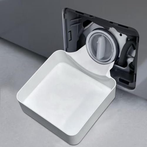 Washing Machine Filter Drain Tray, Washer Drain Pan, Water Catch Tray | 3d Printed Drip Tray, Leak-Proof, Tight Fit Easy Install, Reusable Washer Supplies, 3.35x2.17x0.71 In, For Front Load Washer