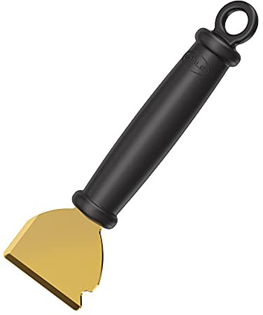 RÖSLE Universal Scraper Scrap X Grill Scraper with Two-Sided Brass Blade, Cleaning Combustion Chamber and Glass Pane
