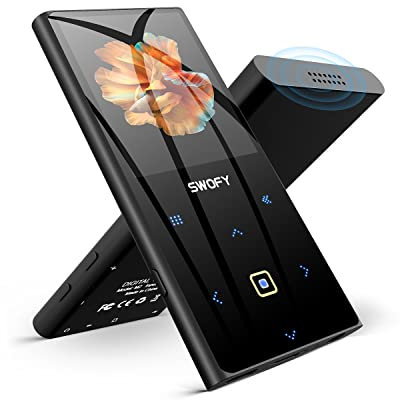 Lecteur MP3 avec Bluetooth 5.0, écran 2,4 poucesLecteur MP3 et média numériqueLecteur de Musique Hi-FI Portable avec Haut-parleurs HD, Radio, Lecteur MP3 pour Enfants, 128 Go Maximum