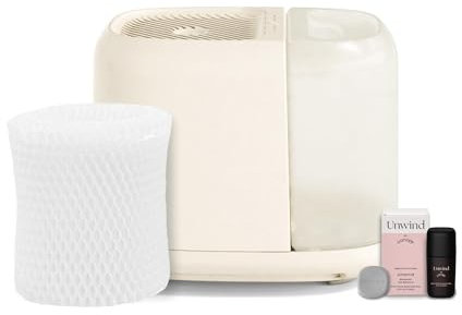 Canopy Large Room Humidifier, Cream, 5.5L, 36 Hr, Up to 1,000 Sq Ft