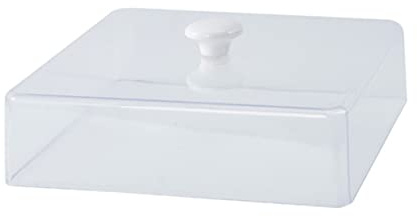COLLBATH Mikrowellenabdeckung Hitzebeständig Spritzschutz Lebensmittelschutz Kleiner Quadratischer Deckel Für Mikrowelle Geeignet Zum Frischhalten Und Dampfgaren