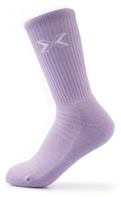 PICSIL Chaussettes de sport haute performance avec renforcement et ajustement parfait, idéales pour la course à pied (FR/ES, Alpha/lettres, M, Taille normale, Taille normale, Violet)