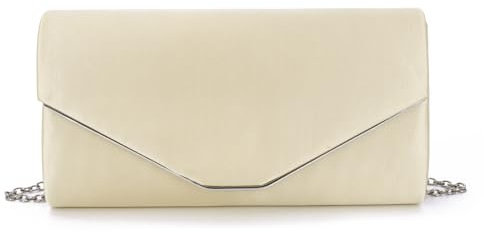 EVEOUT Clutch für Damen Satin Abendhandtasche mit Schulter Chian Partyhandtasche Elegant Umhängetasche für Party Abendessen