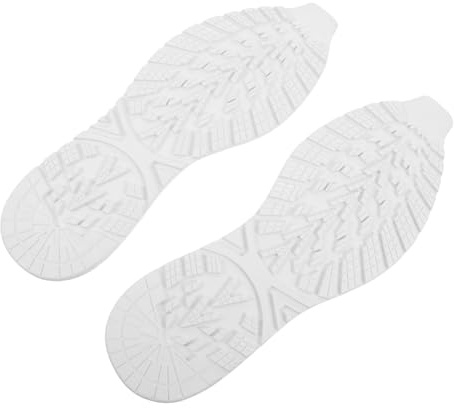 Healvian Suola Antiscivolo per Scarpe in Gomma per Riparazione Rapida, Bianco, per Suole e Sneakers, Tagliabile e Resistente