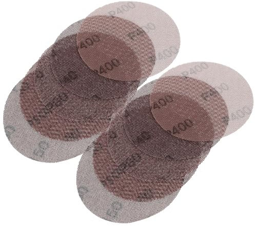 Generic 40 piezas de papel de lija de molienda y pulido con gancho de tapa y papel de lija de papel de lija , kit de pulido de micromalla, discos de lijado, papel de lija de malla, papel de lija