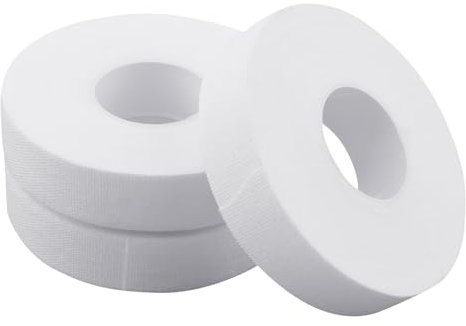 3 Rollos Blanco Esparadrapo Largo 10 metros, ancho 1,5 cm. De Dedos Con Adherencia Fuerte, Tape Vendaje Deportivo, Cinta Esparadrapo Deportivo para Prevención de Lesiones y Soporte para Dedos