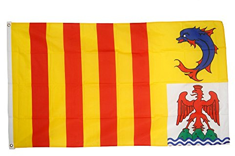 Flaggenfritze Fahne/Flagge Frankreich Provence Alpes Côte d'Azur + gratis Sticker