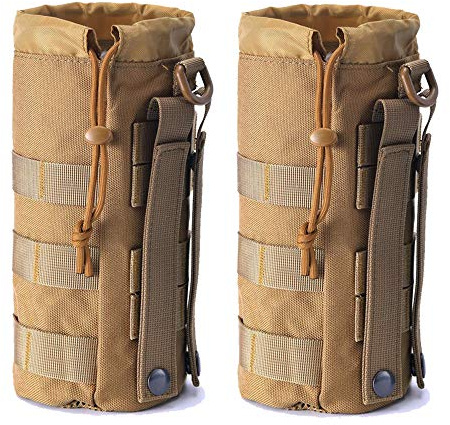 Verbesserte Sporttasche für Wasserflaschen, Taktische Molle-Wasserflaschenhalter, Taktische Reisesäcke, Netztasche für Wasserflaschen, Taktische Flüssigkeitszufuhr