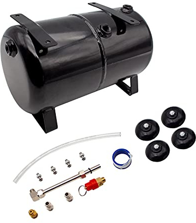 Toplionace AS18B AS186 Modell Luftpumpe, Luft Speichertank Luftkompressor Sprühpumpe 3.5L 4 Löcher Lufttank (A)
