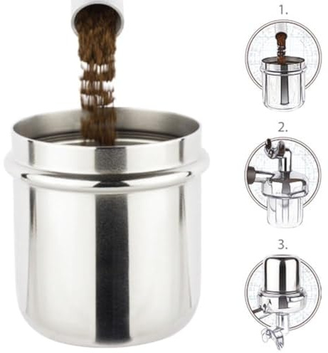Motta Portafilter Dosing Cup | pojemnik do dozowania kawy | Wysokość: 60 mm | Made in Italy