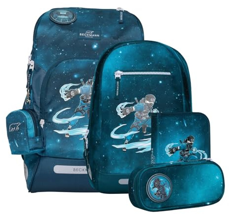Beckmann Active Air FLX Schoolbag Set 6-teilig 20-25L Ninja Master