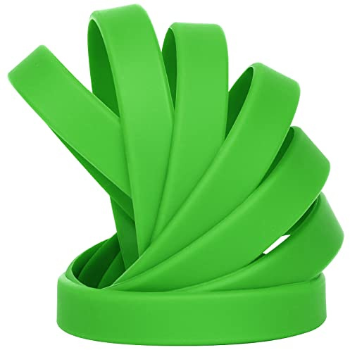 LVNRIDS 50 Stück Silikonarmband für Kinder, 18 cm Silikon Armbänder Elastische Gummiarmbänder für Jungen Mädchen Schule Aktivität Party