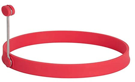 Silicone Pancake Ring 6 Inches Round Omelette Ring Mold High Temperature Resistant Egg Fryer Crepe Pancake Pans