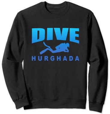 Tauchen Sie in Hurghada, Tauchen in Hurghada, Scuba Diver Sweatshirt