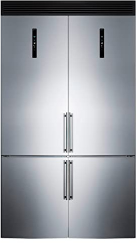 Summit 48 Bottom Refrigerator, Counter Depth Refrigerator-Freezer, French Door, Energy Star, Stainless Steel - FFBF181ES2KIT48