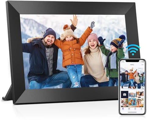 Uhale 10.1 Digital Picture Frame with 32GB Storage Support SD Card, Electronic Photo Frames with 1280x800 HD IPS Touch Screen, Instantly and Securely Share Memories, Send Wishes from Anywhere