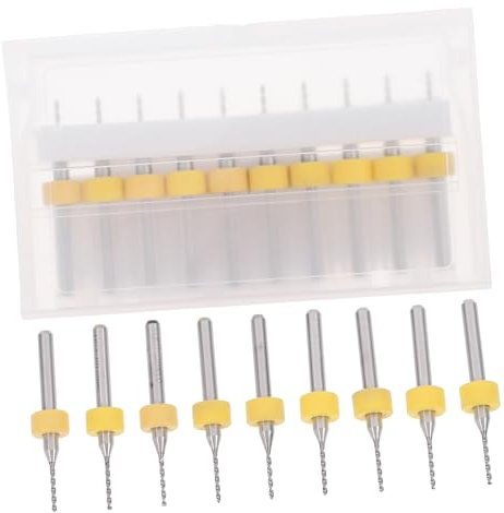 Veemoon Punte Da Trapano in Carburo Da 1 0 Mm Set Per La Realizzazione Di Per Lavorazione Del Legno Bordi E Alta Resistenza All'usura Casuale