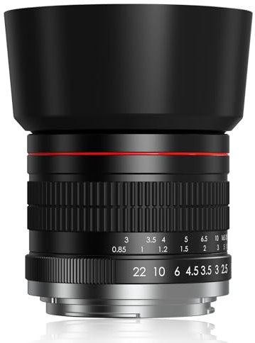 85mm f1.8 Portrait Lens - RF Lens Manual Focus for Canon EOS R/Ra/RP/R3/R5/R5 C/R6/R6 Mark II /R7/R8/R10/R50/R100 Mirrorless Camera
