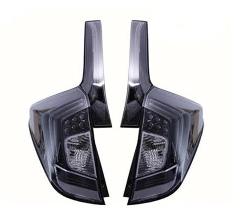 KIROJA DRL LED Paar Auto Rücklicht Montage Blinker Bremssignal Licht Rückfahrlicht Für Honda Fit Gk5 2014–2020 Autoersatzteile (Color : Schwarz)