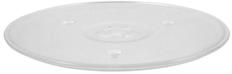 Housoutil Microwave Glass Dish Replacement Plate for Oven Microwave Turntable Tray Glass Dish Home Cooking Use