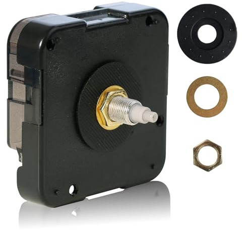 EASYKEENECOM clock mechanisms battery powered,clock mechanisms,12888 Battery Wall Clock Movement Silent Mechanism Motor Tool Replace Points, DIY Wall Clock Part Repair Kit (20mm)