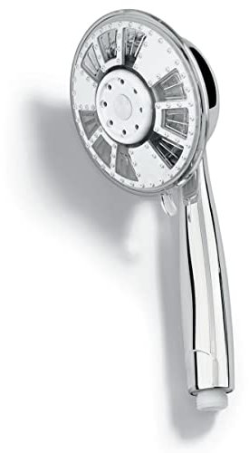Dekor LED-Duschkopf mit Farbwechsel Handbraus Duschbrause Duschkopf mit Antikalknoppen