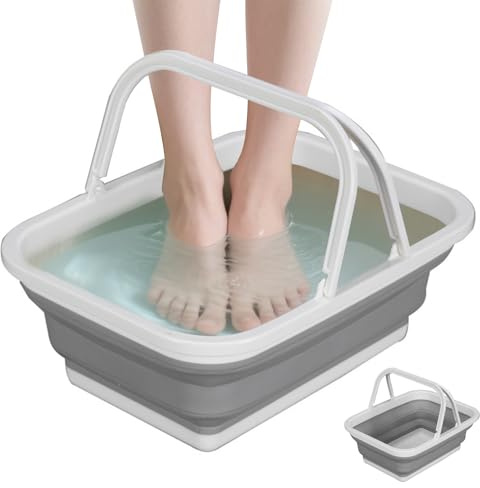Celuicion Baignoire à pieds pour piscine - Seau pliable pour laver les pieds en extérieur