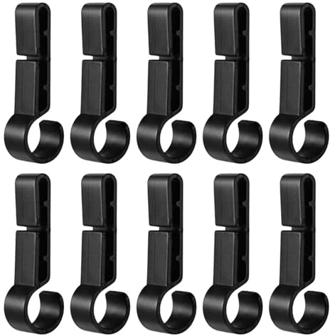 Clip Per Lampade Frontali Da Caschetto,10 Pezzi Supporto Torcia Gancio Casco - Attacco Morsetto Casco Duro Per Manutenzione Costruzioni Lavoro Industriale | Lavoro Industriale Manutenzione Spelologia